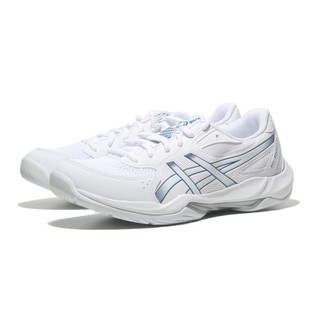 ASICS 羽排鞋 GEL-ROCKET 12 白藍 男女1073A087100