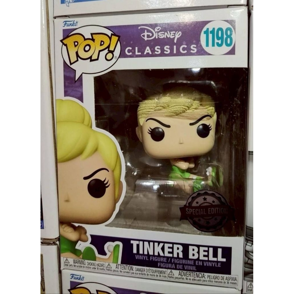 咪恩本舖 FUNKO POP 正版 1198 小精靈 小叮噹 氣噗噗 小飛俠 彼得潘 國際貼 迪士尼 系列 美版