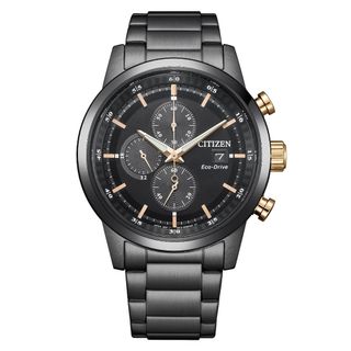 CITIZEN 星辰 Chronograph系列 三眼光動能計時腕錶 -CA0746-85E
