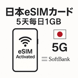 日本eSIM 上網絡卡 網路卡 4G高速流量 熱點分享 虛擬SIM QRCode