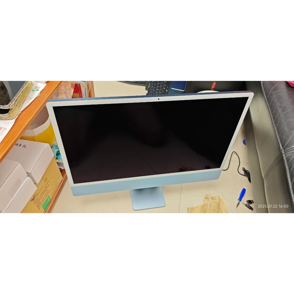 iMac 24吋 M1 A2439 2021 乾淨漂亮 沒有電線可以測試