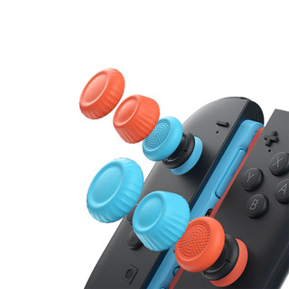 JSAUX 多模式搖桿帽 | 適用於 Switch 2 Joy-Con 蘑菇 任天堂 控制器