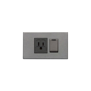SUZONE樹榮電工 開關插座-威瑪系列（灰/銀/黑）-1開1插座附接地 （附發票）