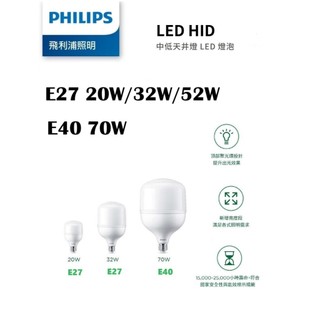 含稅 PHILIPS 飛利浦 LED 中低天井燈 E27 20W/32W/52W ; E40 70W 全電壓