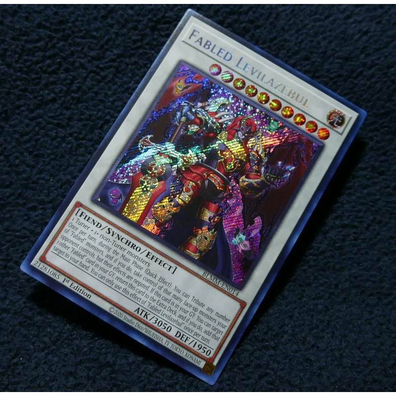 遊戲王] BLMM-EN014 美英1刷 斜鑽 魔轟神 雷維魯澤布魯X1(M/NM)=TW02-JP003