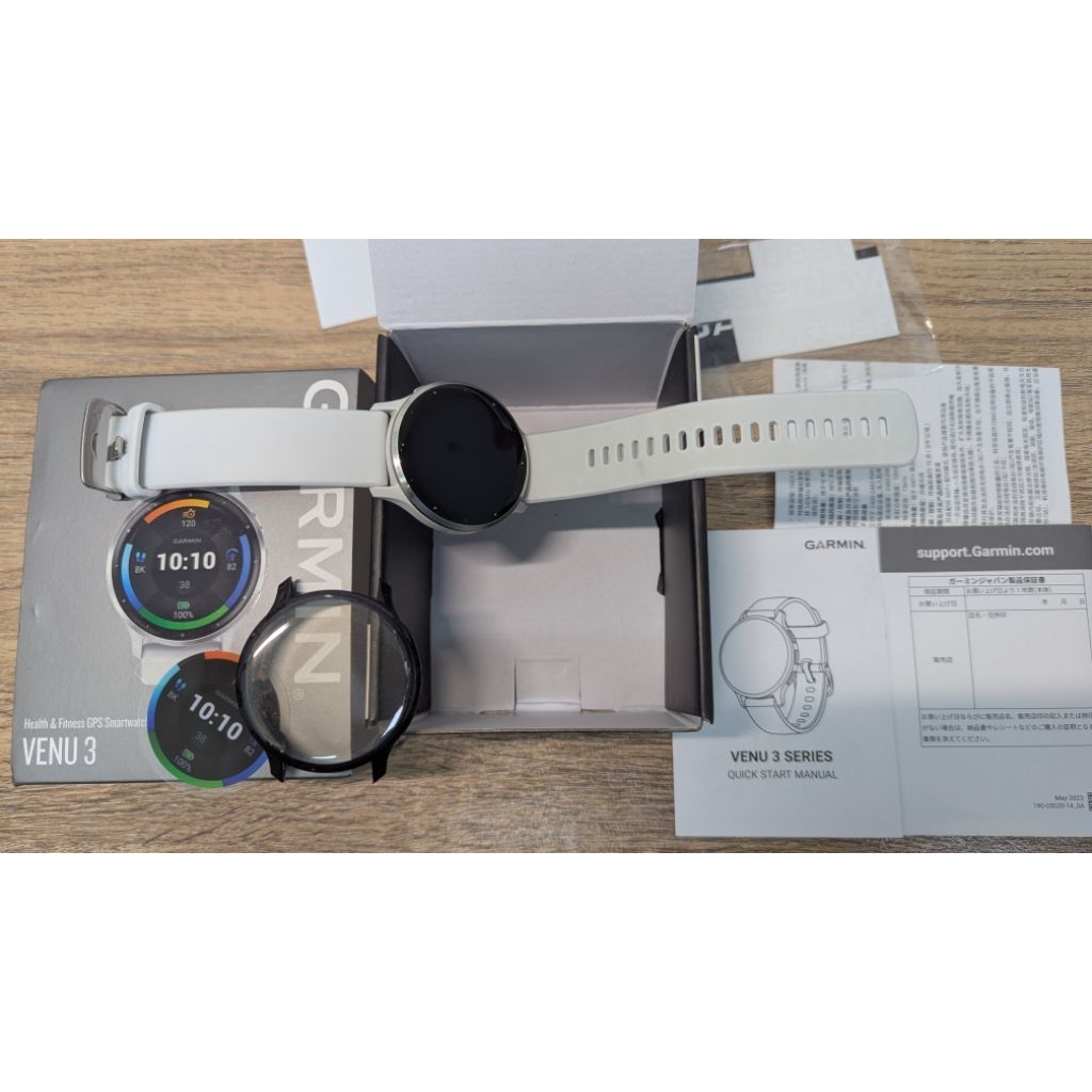 GARMIN VENU3 GPS 智慧腕錶白色二手保內