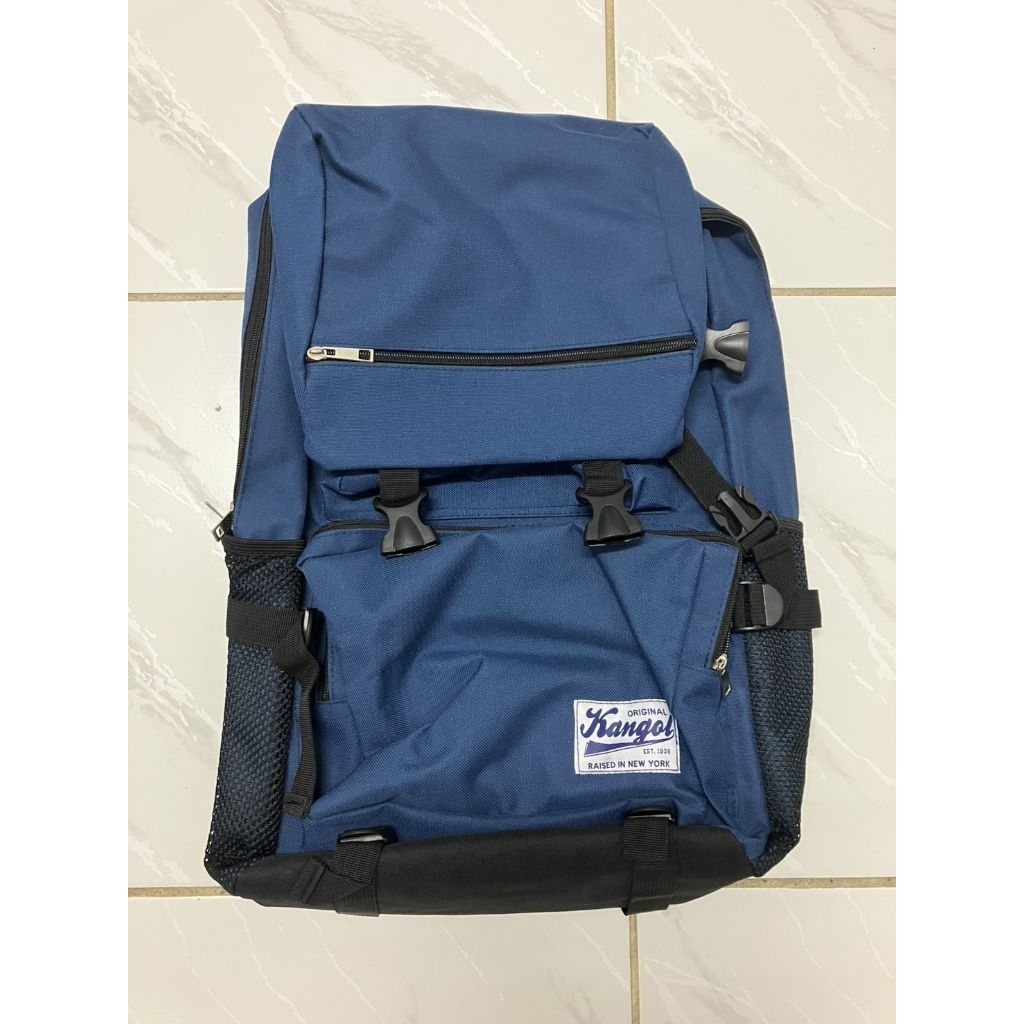 KANGOL-多功能後背包(藍色)
