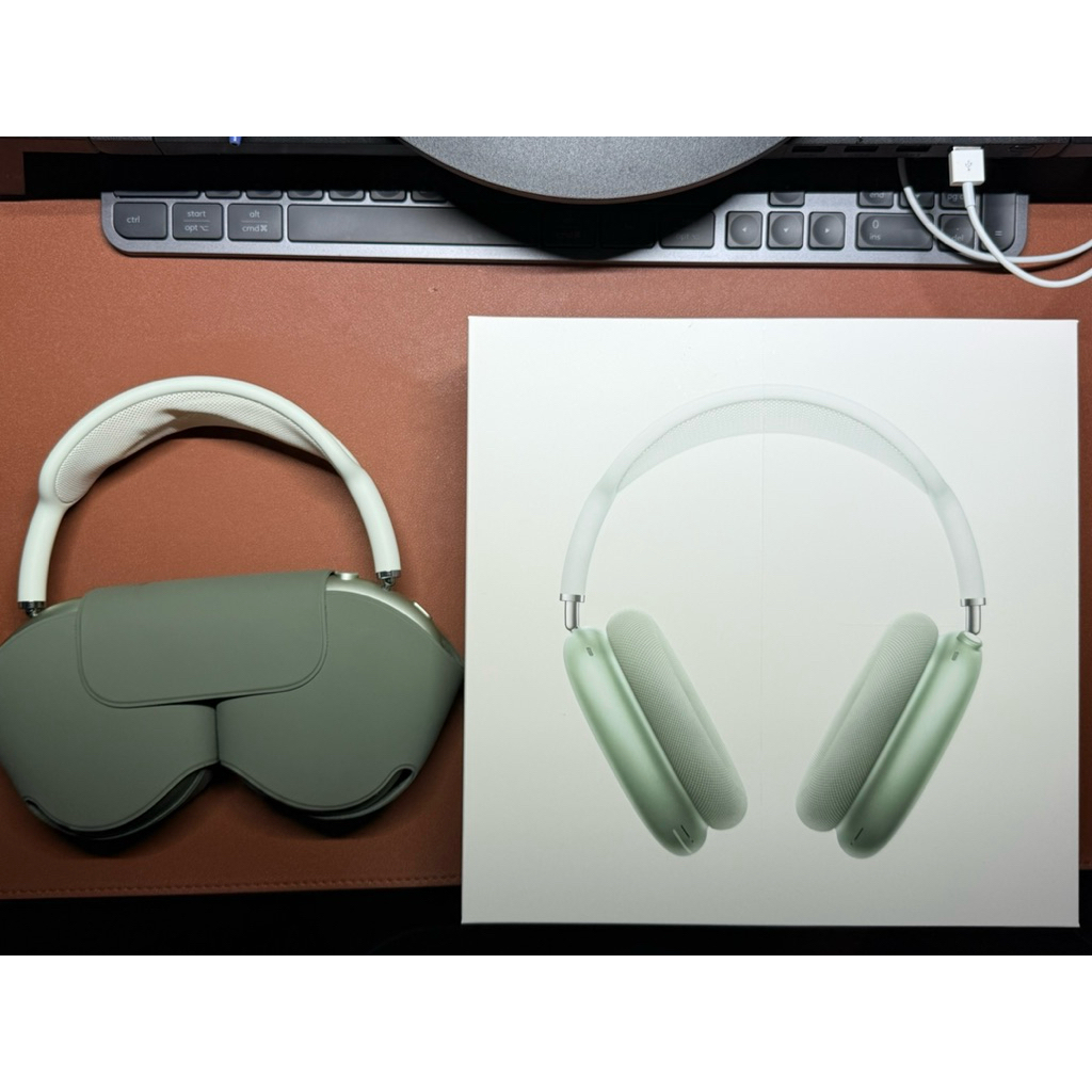 Apple Airpods Max lightning版 湖水綠 二手 功能正常 已過保