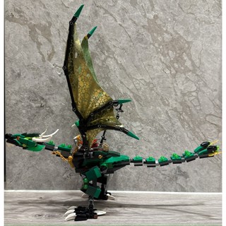 二手 樂高 LEGO 旋風忍者 Ninjago 70593 The Green NRG Dragon