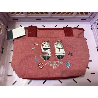 ❣️Penny的日貨小舖❣️ Kusuguru Japan 刺繡貓咪 日系風 海軍貓 2 way 手提包 斜肩包