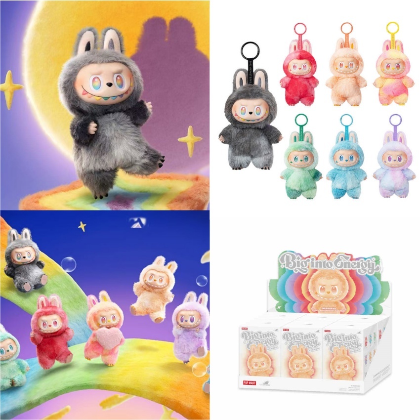 在台/免運【正版】POPMART 泡泡瑪特 3.0 labubu 三代 前方高萌 系列 一代 二代 糖膠毛絨掛件盲盒