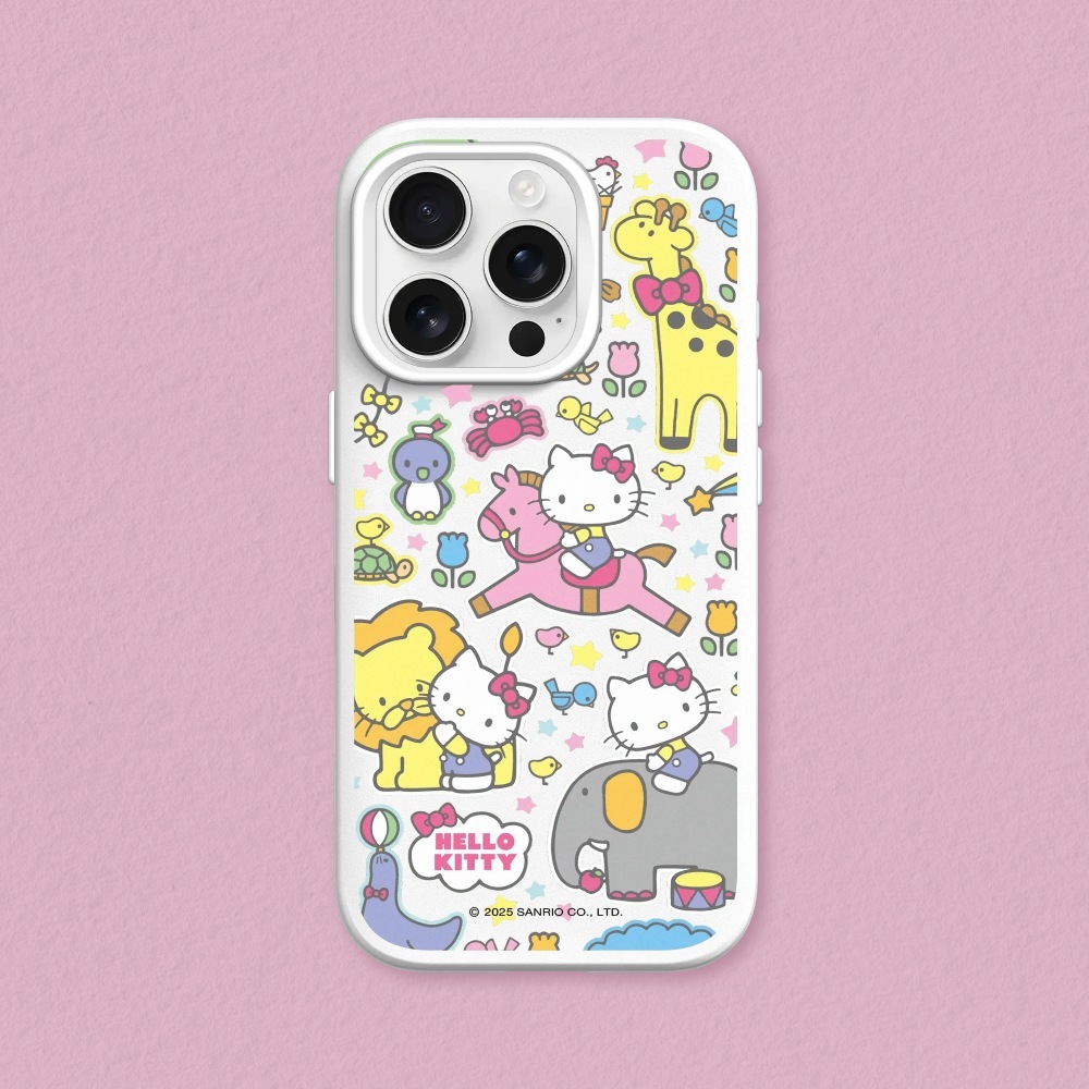 犀牛盾 適用iPhone SolidX強化吸震緩衝防摔手機殼∣Hello Kitty系列/樂遊動物園