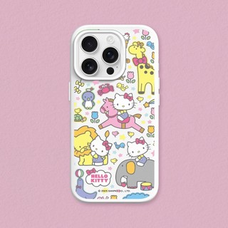 犀牛盾 適用iPhone SolidX強化吸震緩衝防摔手機殼∣Hello Kitty系列/樂遊動物園