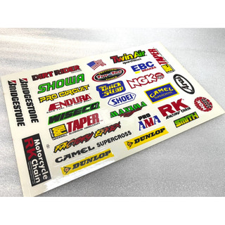 【JUST醬家】老車貼紙 復古貼紙 NGK DUNLOP MarIboro Agip PRO