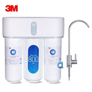 3M HFRO 直出式逆滲透純水機 800G 搭不鏽鋼鵝頸龍頭