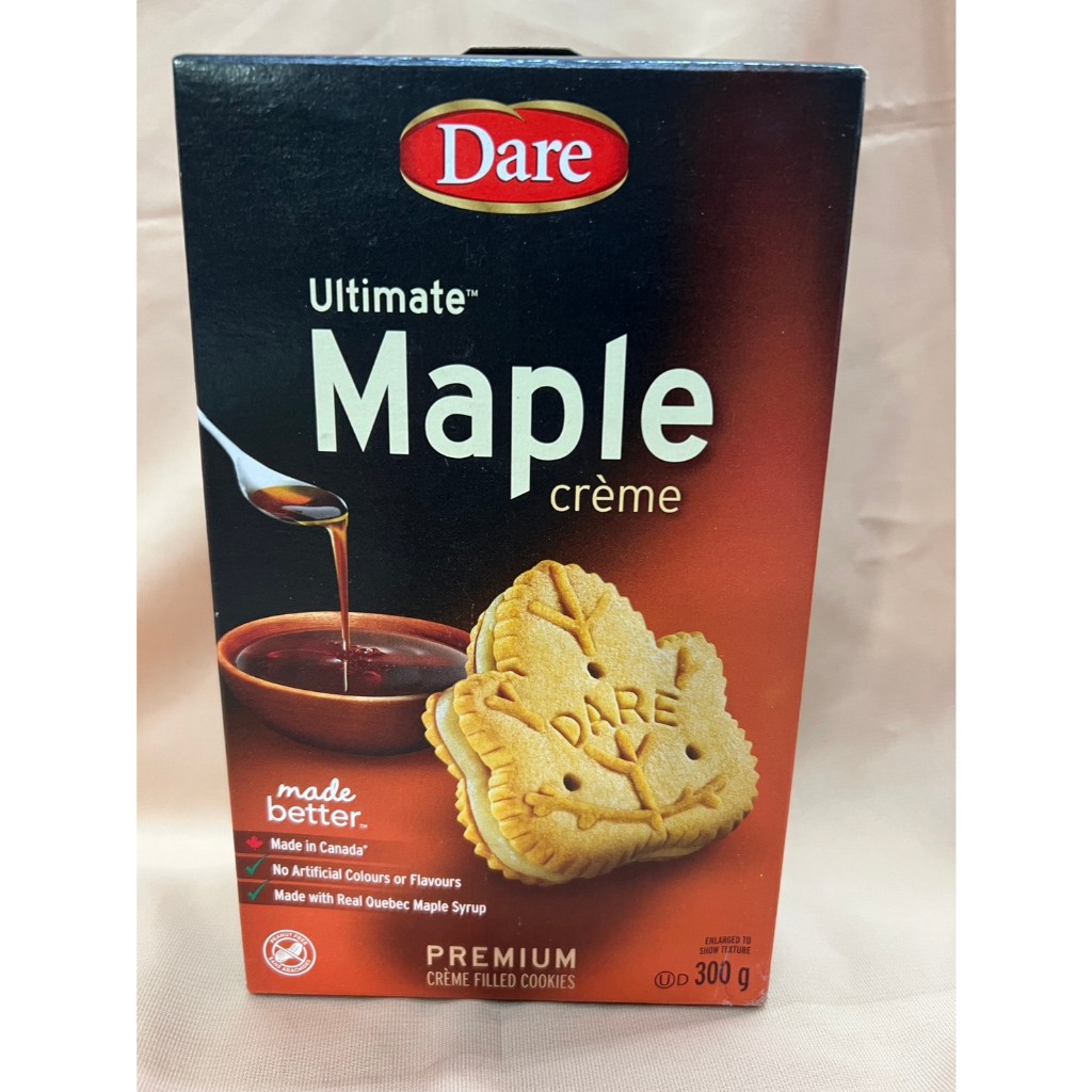 （全新未拆封300g加拿大帶回）加拿大  DARE 楓糖餅乾 加拿大必買伴手禮
