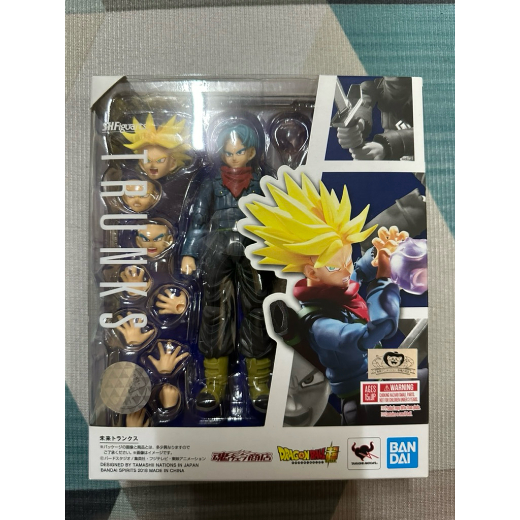 日版 七龍珠 SHF 魂商店 限定 未來篇 未來特南克斯 特南克斯 大特 元氣劍 希望之劍