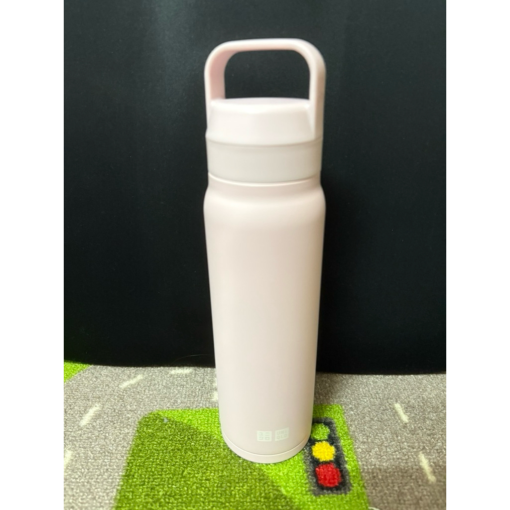 UNIQLO碳酸飲品不銹鋼保溫瓶450ML（米色）