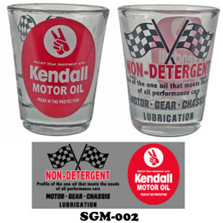 日本進口 Kendall 油品 品牌 圖案 Shot杯 玻璃杯 小酒杯