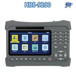 昌運監視器 HBS-9200 7吋 DVB-S/S2/T/T2/C dB表 支持螢幕截圖 內建 Ping 測試