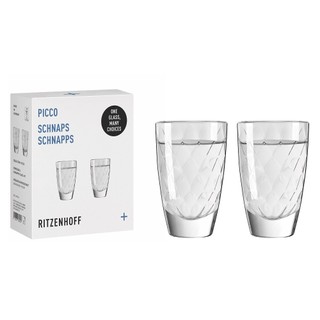 【夏日開喝】【德國RITZENHOFF】 PICCO濃縮咖啡．SHOT烈酒對杯組《拾光玻璃》酒杯 玻璃杯 烈酒杯 對杯