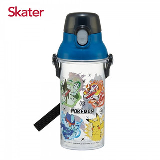 Skater 直飲透明水壺(480ml)-寶可夢 墊腳石購物網