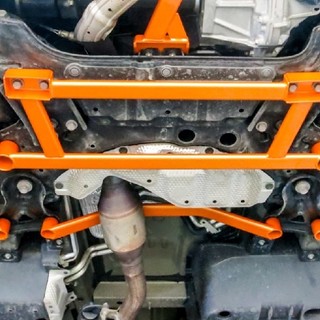 SUMMIT FIAT 500 前下井字拉桿 後下扭力桿 強化套件【YGAUTO】