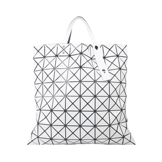 ISSEY MIYAKE 三宅一生 BAOBAO PRISM 8x8 亮面托特包-白｜JS Maxx官方旗艦館