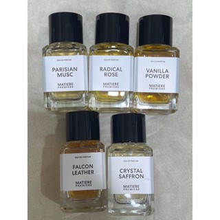 『壹手』Matiere Premiere 馬蒂埃 巴黎麝香 百葉薔薇 水晶番紅花 香草浪潮 獵鷹皮革 麝香 分享香