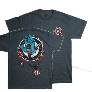 K.F.M SANTA CRUZ ROSKOPP SCREAMING TARGET Tee 吶喊手 美國滑板品牌 鐵灰色