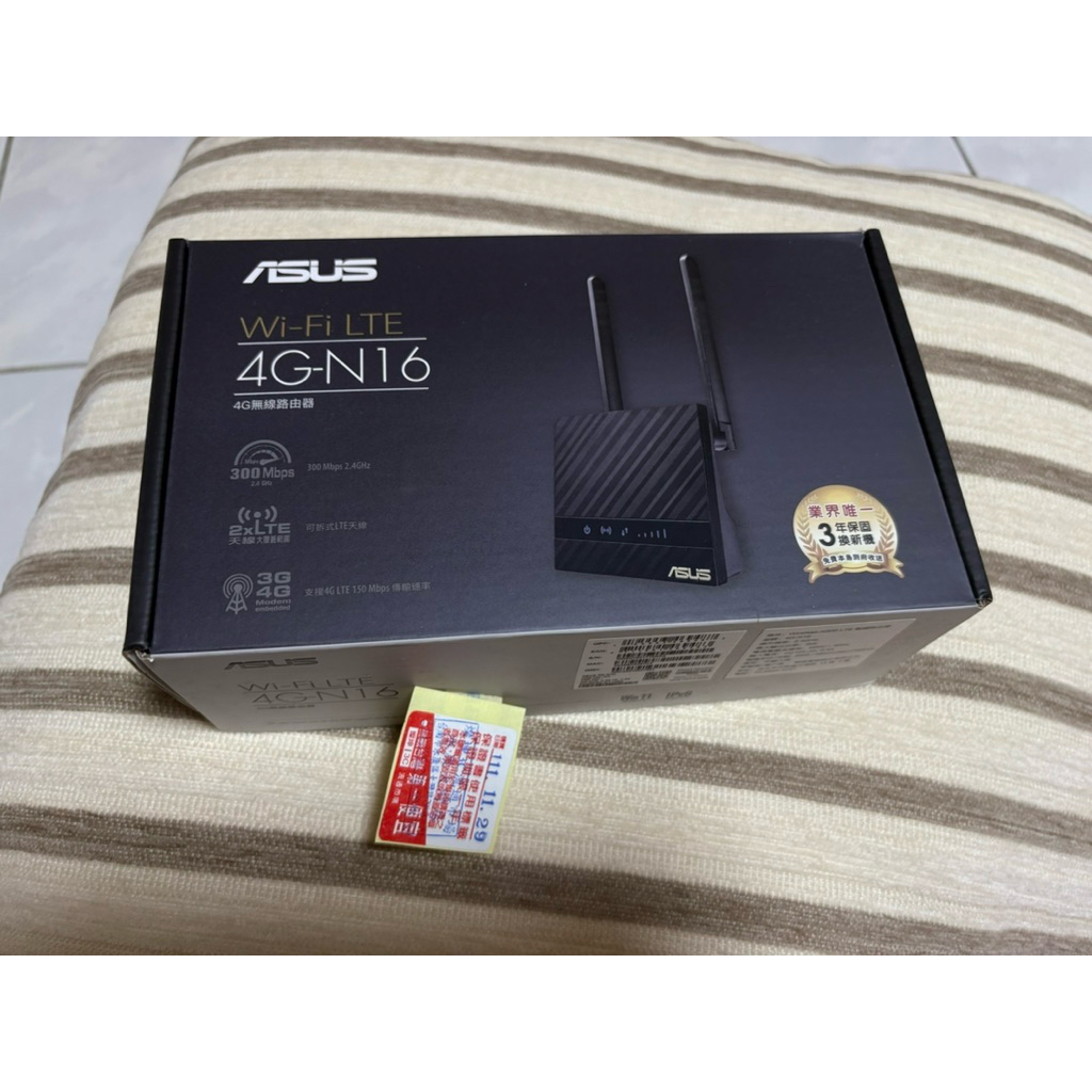 斷捨離_ ASUS華碩 4G-N16 4G分享器 分享器 SIM卡分享器 4G路由器 插卡路由器 WiFi分享器
