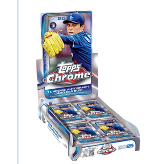 「已售完」2025 topps chrome baseball hobby box 保一簽