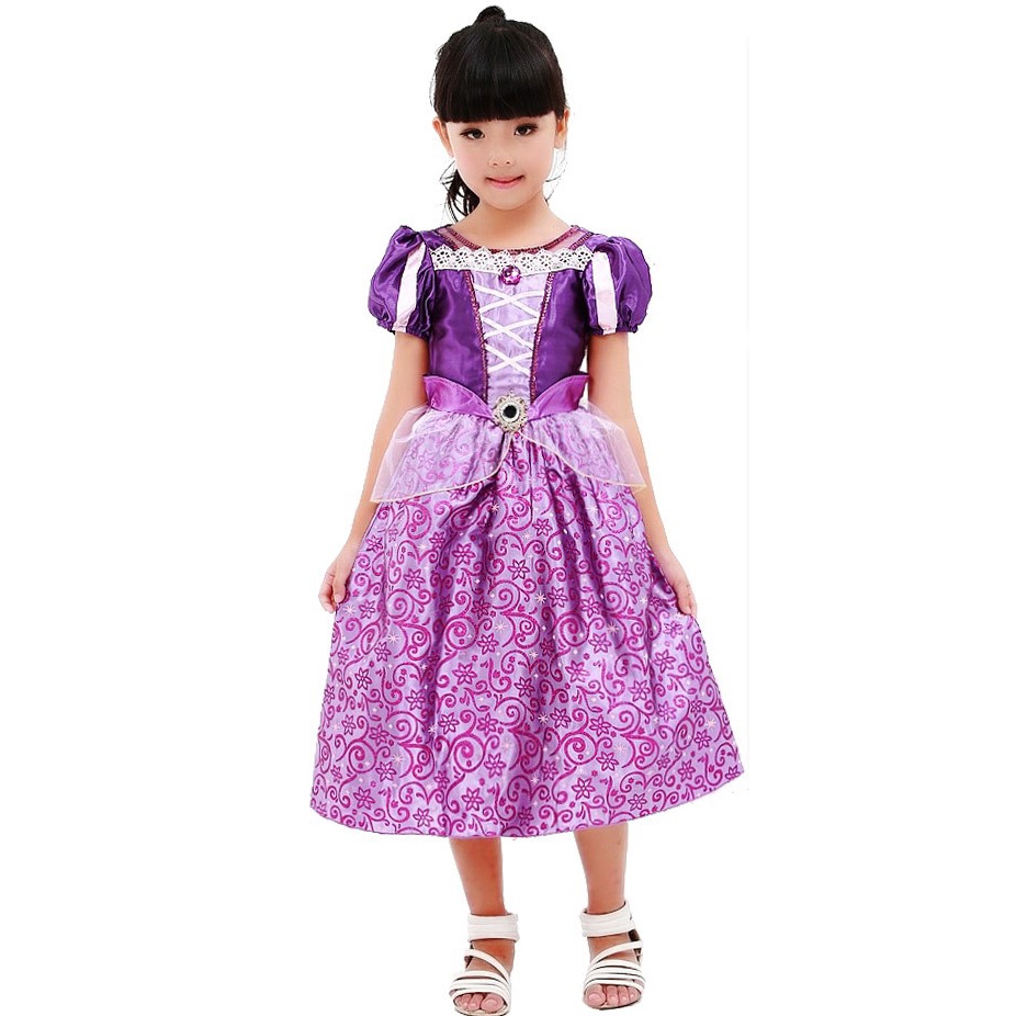 台灣現貨-洋洋小品小孩中壢平鎮女童公主服裝 貝兒公主 灰姑娘公主洋裝 睡美人公主服 長髮公主萬聖節裝扮 迪士尼童話公主