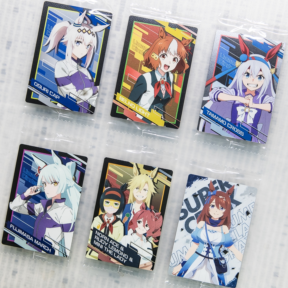 賽馬娘 動畫 灰髮灰姑娘 威化餅 食玩 收藏 卡 卡片 卡牌（小栗帽、玉藻十字、嶄新光輝、藤正進行曲）