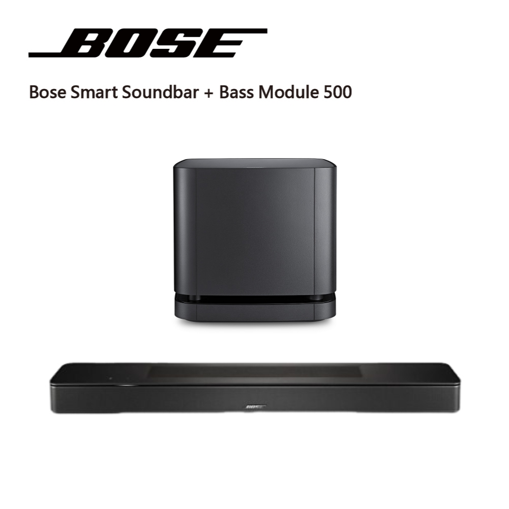 十倍蝦幣【BOSE】Smart Soundbar + Bass Module 500