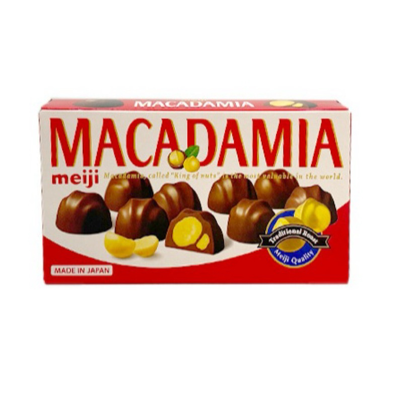 meiji明治 夏威夷豆可可粒(盒裝) 64g【Donki日本唐吉訶德】