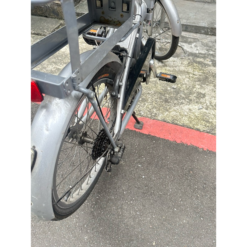非常新 二手 勝一電動變速 折疊自行車 腳踏車