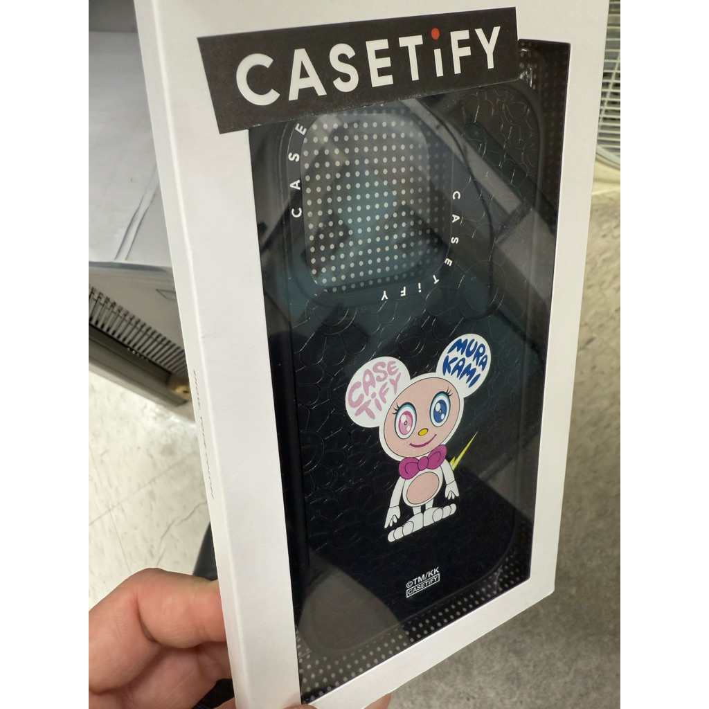CASETiFY 村上隆 （白）ワイヤレスイヤホンポーチ♡完売商品最終お値下げ♡ 村上隆Takashi Murakami x CASETIFY联名MR. DOB蓝色白色粉色