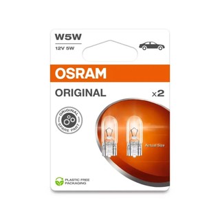 和霆車部品—德國OSRAM 歐司朗總代理公司貨 W5W 2825 12V 5W T10炸彈燈泡 義大利製