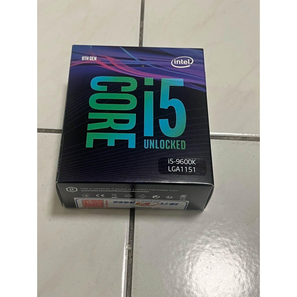 Intel i5 9600K (1151針腳）i3 i5 i7 i9參考