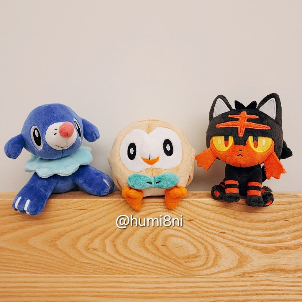 ➡️現貨⬅️ 阿羅拉 Pokémon fit 太陽 月亮 日本寶可夢中心 木木梟 火斑喵 謎擬Q 雷丘 岩狗狗