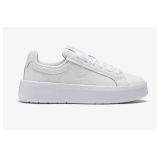 LACOSTE 官網 代購 Platform Carnaby 增高 厚底 小白鞋 女鞋 輕便運動鞋