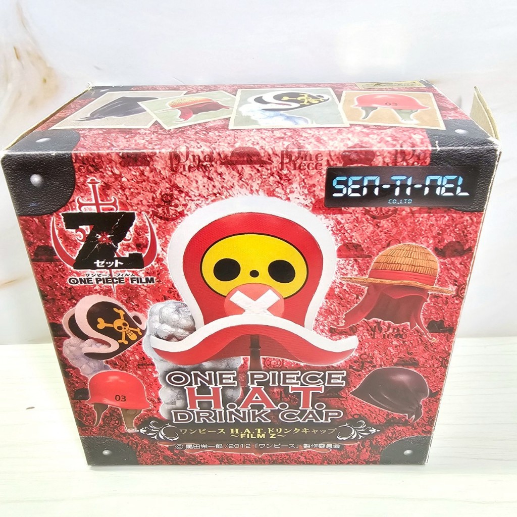 🍎海賊帽 瓶蓋擺飾．娜美 喬巴 魯夫 索隆 喬巴乳牛｜劇場版Z ｜航海王｜正版日版金證