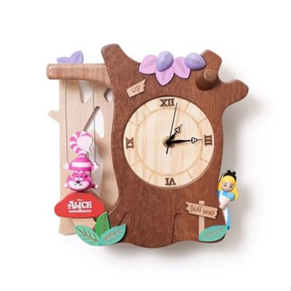 知音JEAN Wooderful life x 迪士尼Disney 木製動態時鐘-愛麗絲壁掛鐘(1255419) 墊腳石購物網