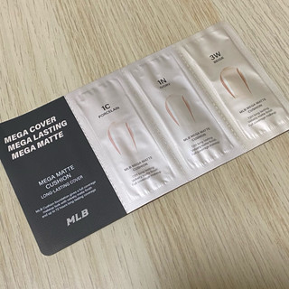 【MLB】柔奢霧感氣墊粉底液 試色卡 I 現貨 試色卡 三色 1g*3 闆娘自用款 正品代購