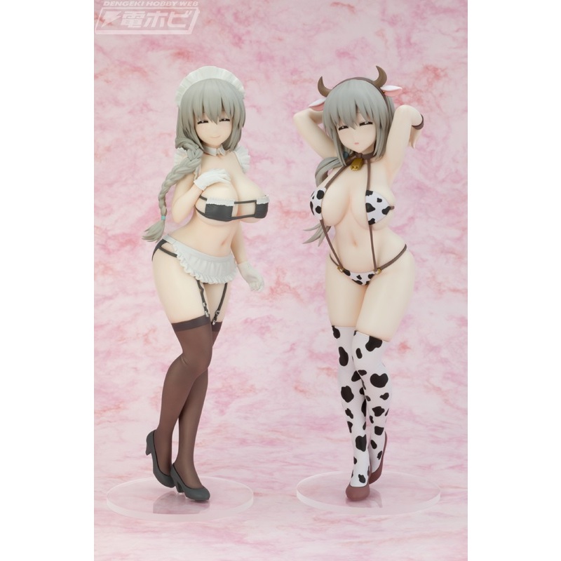 「嚕米模型屋」全新到貨 日版 BANPRESTO 宇崎學妹想要玩！ G&G 宇崎月 泳裝女僕&乳牛裝 公仔 高27cm