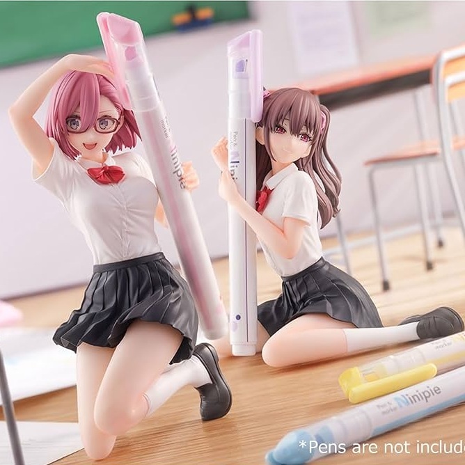 🌀日版客🌀 日版 2.5次元的誘惑 BANPRESTO 天乃理理沙 橘美花莉 制服ver 筆架 筆友 景品 公仔