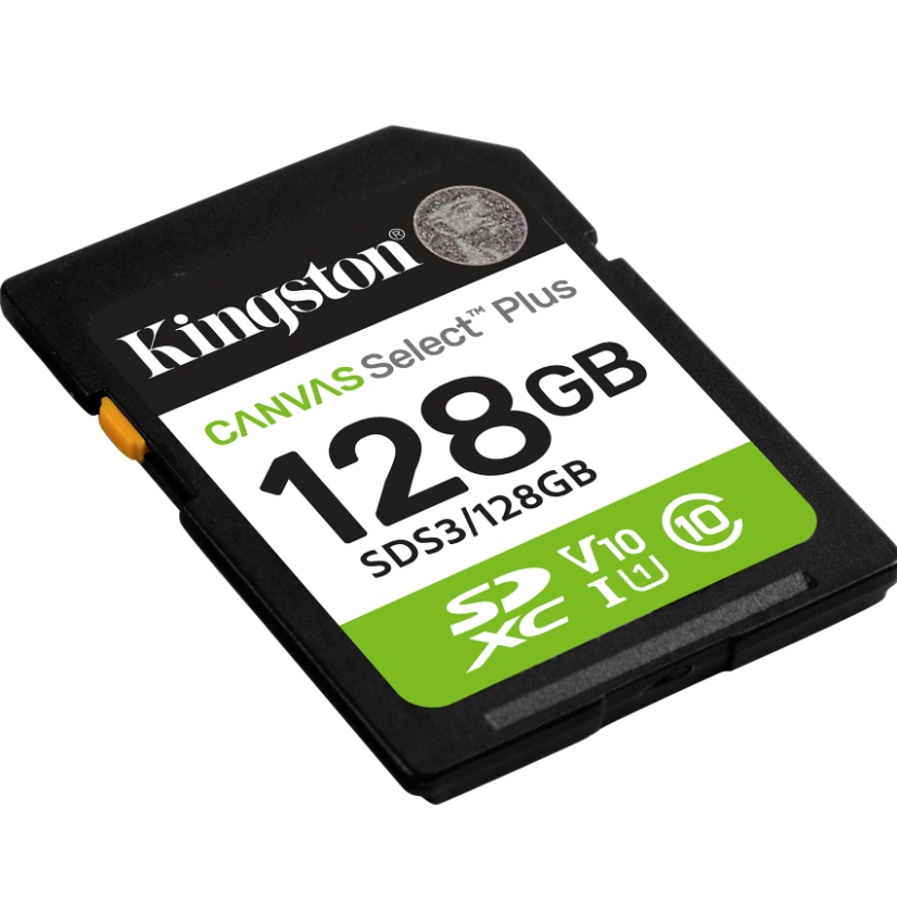 Kingston Canvas Select Plus SD 記憶卡【 SDS3 】 128GB 代理商公司貨