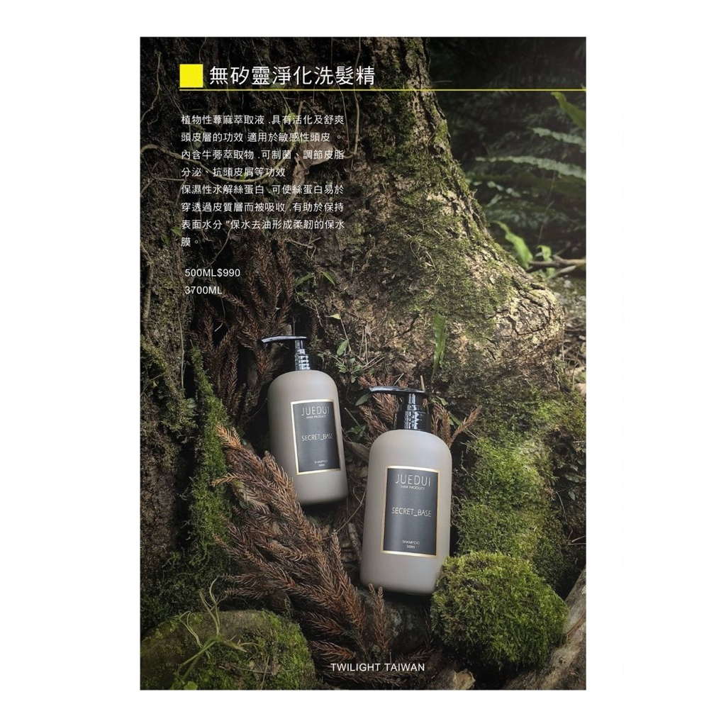 SECRET_BASE無矽靈淨化洗髮精｜美髮沙龍專用品牌