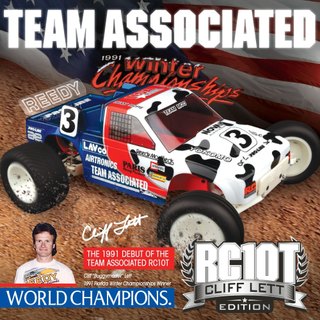 限量 RC10T Cliff Lett 紀念版 1/10 2WD Kit #7003 Team Associated